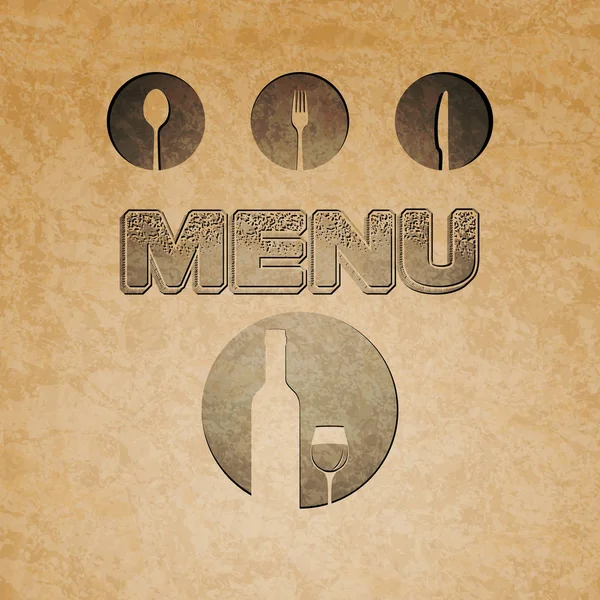 Modèle de menu en couleurs chocolat 3 — Image vectorielle