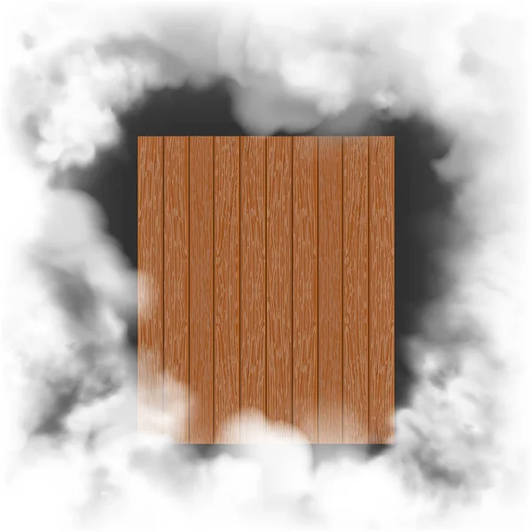 Tafel mit Rauch — Stockvektor