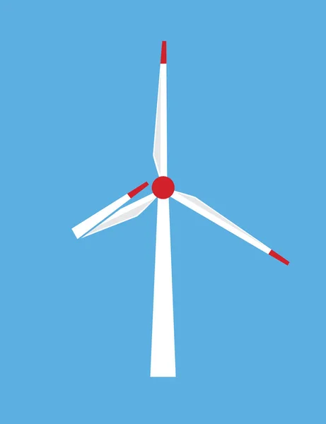 风力发电服务于民 — 图库矢量图片