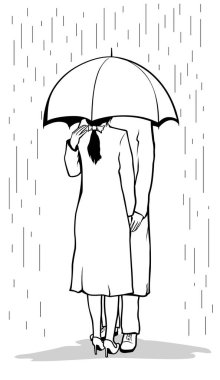 Aşıklar şemsiyesi altında