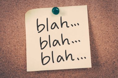 blah... blah... blah