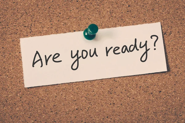 Are you ready? — Stock Photo, Image