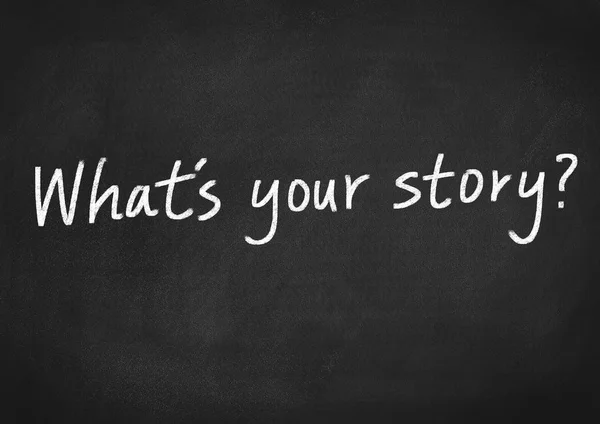 Qual è la tua storia?? — Foto Stock