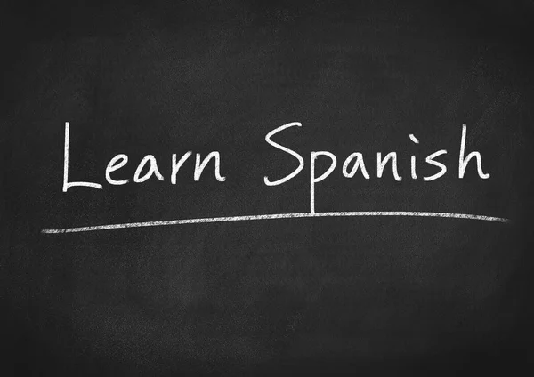 İspanyol kavramı öğrenmek — Stok fotoğraf