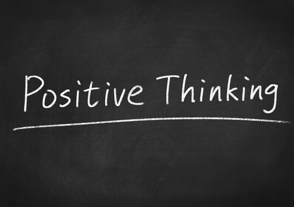 Conceito de pensamento positivo — Fotografia de Stock
