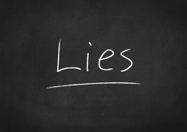 Lies concept word — Stock Photo, Image