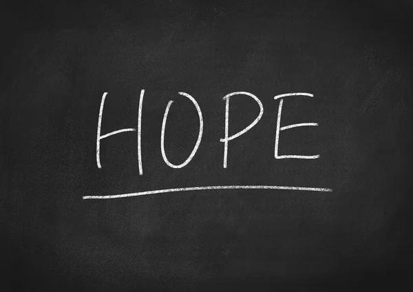 Concetto di speranza Parola — Foto Stock