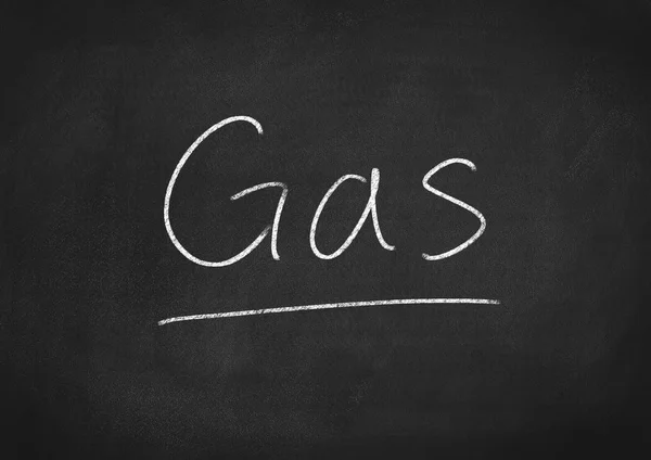 Gas-konceptet word — Stockfoto