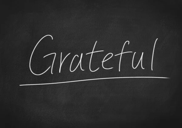 Grateful concept word — Stock Photo, Image