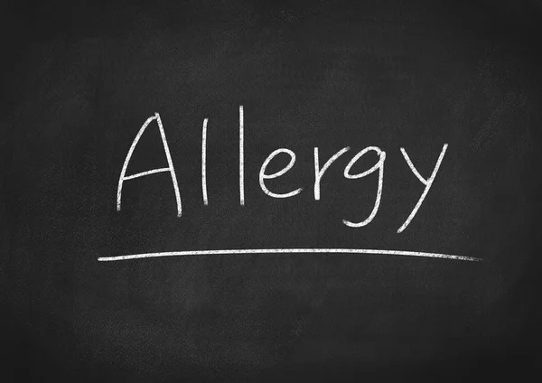 Allergia koncepció szó — Stock Fotó