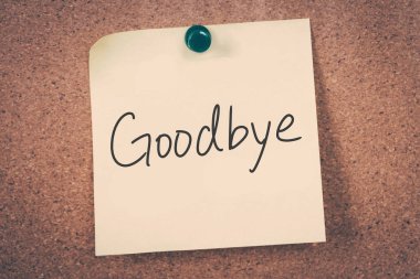 Güle güle kavramı mesaj