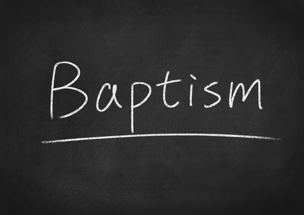 Palabra concepto bautismo —  Fotos de Stock