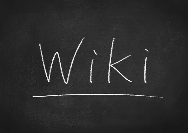 Wiki-Begriff — Stockfoto
