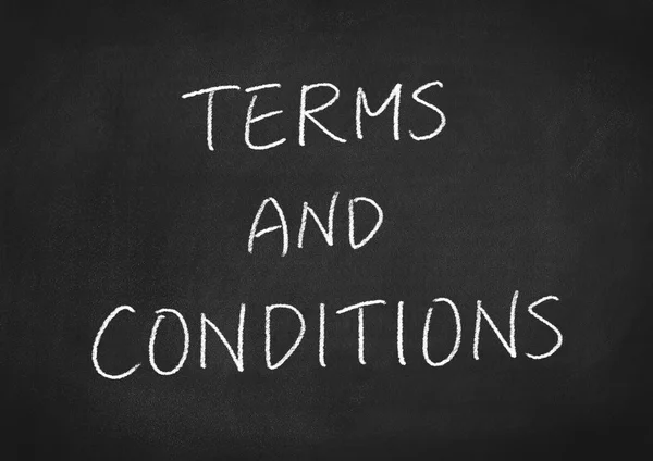 terms and conditions