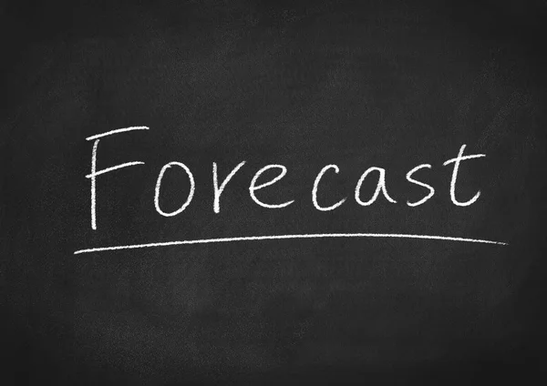 Forecast concept word — Stock Photo, Image