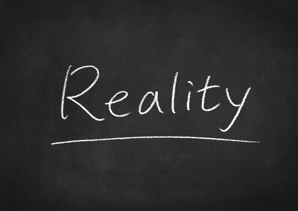 Realiteit begrip woord — Stockfoto