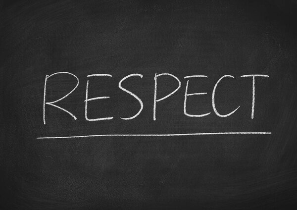 respect concept word