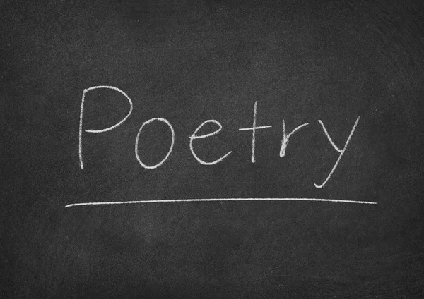 Poesia — Fotografia de Stock