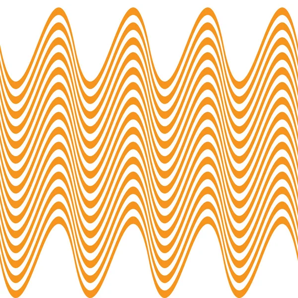 Vector illustration of a seamless pattern wave — Stock Vector