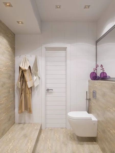 3d renderizado de baño de diseño interior — Foto de Stock