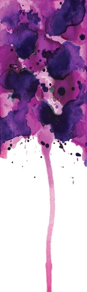 Illustration vectorielle fond aquarelle dans des tons violets — Image vectorielle