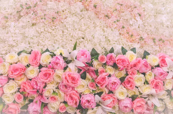 Flower Wedding Decoration Vintage Tone Style — Stock Photo, Image