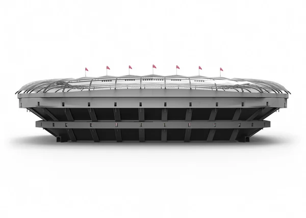 De denkbeeldige voetbalstadion, 3D-rendering — Stockfoto