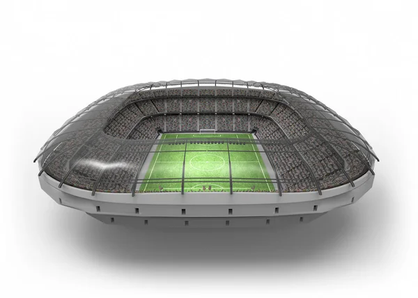 The Imaginary Soccer Stadium, 3d rendering — Stock fotografie