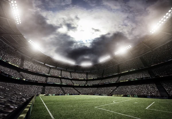 Luz del estadio 3d renderizado — Foto de Stock