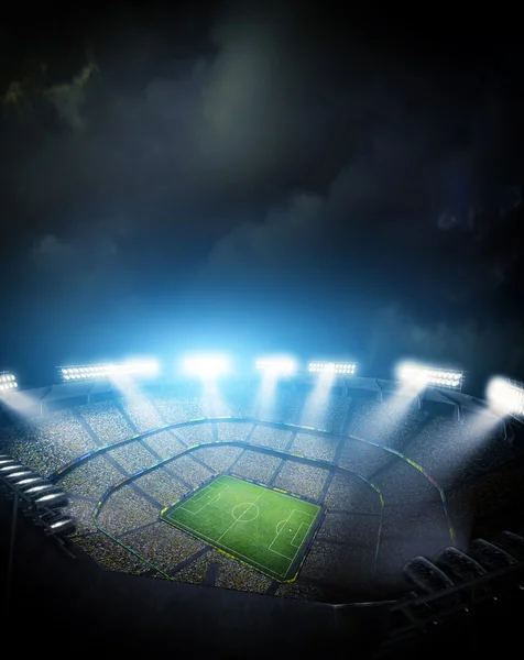 Lichtstadion, 3D-rendering — Stockfoto