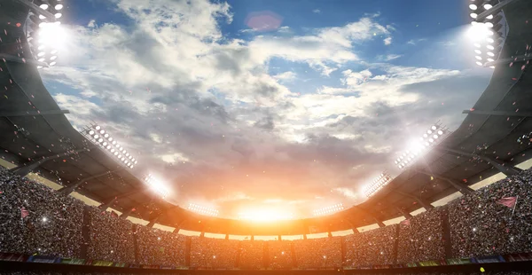 경기장 라이트 3d 렌더링 — 스톡 사진