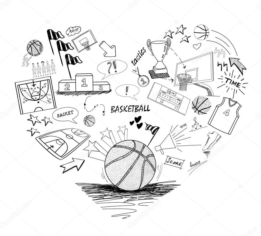 doodle basketball doodle basketball