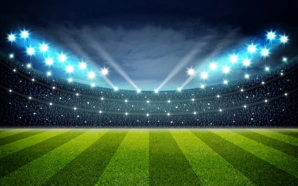 Voetbal stadion illustratie — Stockfoto