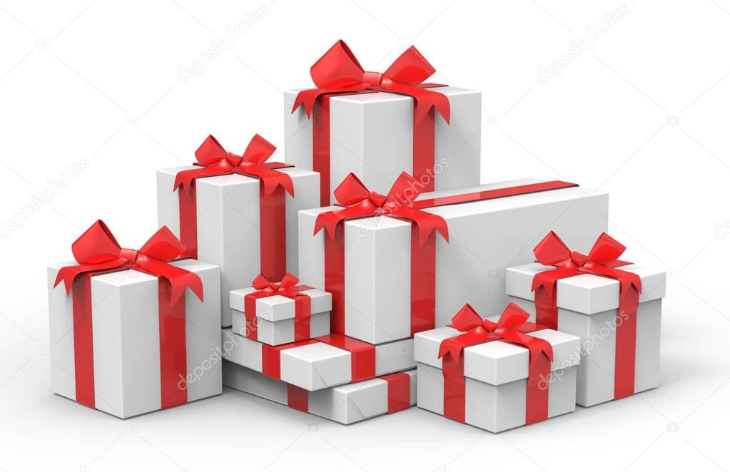 3d Present boxes