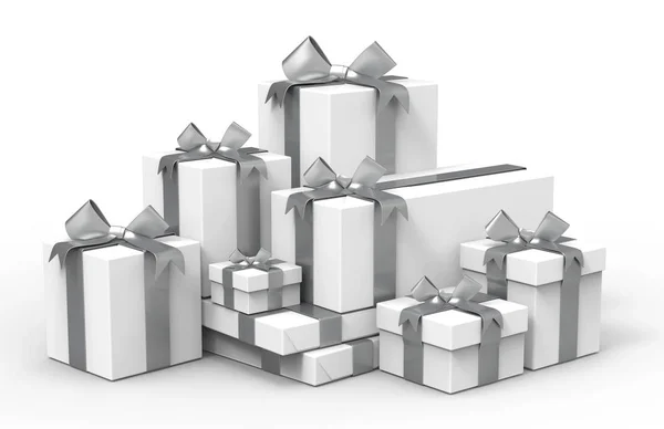 Cajas de regalo, 3d — Foto de Stock