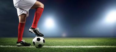Futbolcu Stadyumu, hayali Futbol Stadyumu modellenmiş ve render.