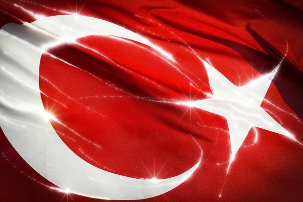 Φωτογραφία Της Τουρκικής Σημαίας — Φωτογραφία Αρχείου