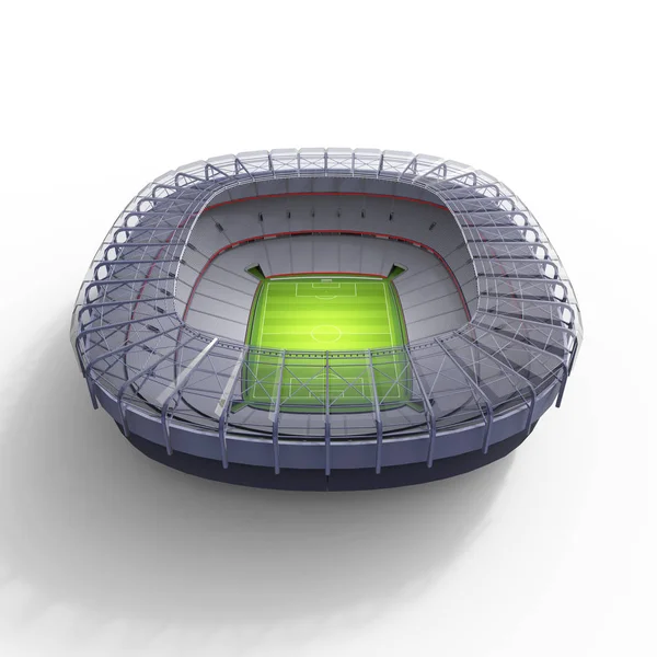 Estadio Estadio Imaginario Está Modelado Renderizado — Foto de Stock