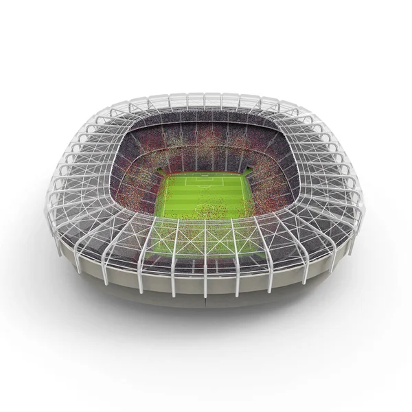 Estádio Estádio Imaginário Modelado Renderizado — Fotografia de Stock