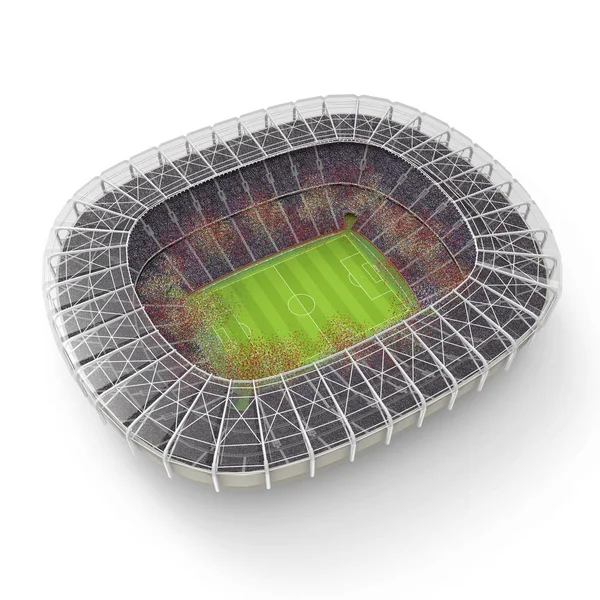 Estadio Estadio Imaginario Está Modelado Renderizado — Foto de Stock