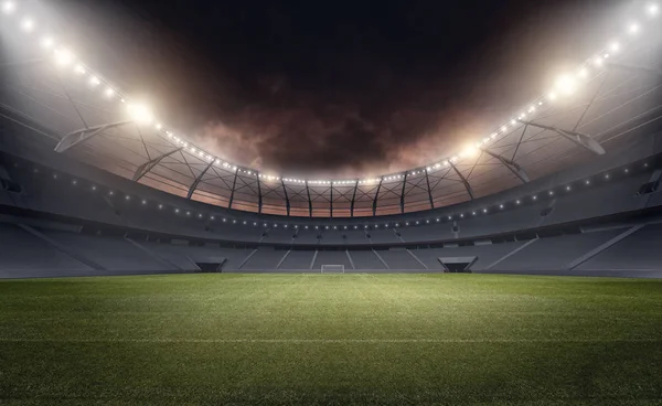 Stadion Urojonych Stadion Jest Modelowane Renderowane — Zdjęcie stockowe