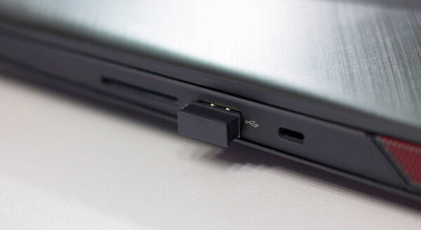 Mini bluetooth receiver - dongle for wireless connection.