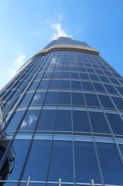 Dünyanın en yüksek gökdelen. Uluslararası Dubai Kongre ve Sergi Sarayı gözlem güverte muhteşem manzara. Birleşik Arap Emirlikleri, Dubai, 26 Kasım 2017. Yalnızca içerik kullanımı