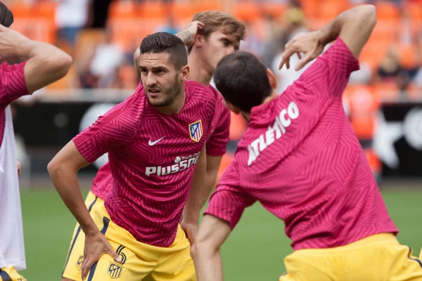 Valencia CF vs Atletico de Madrid — Stock Photo, Image