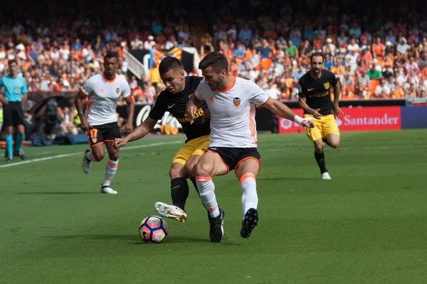 Valencia CF vs Atletico de Madrid — Stok Foto