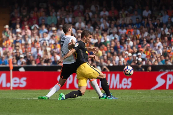 Valencia CF vs Atletico de Madrid — Φωτογραφία Αρχείου