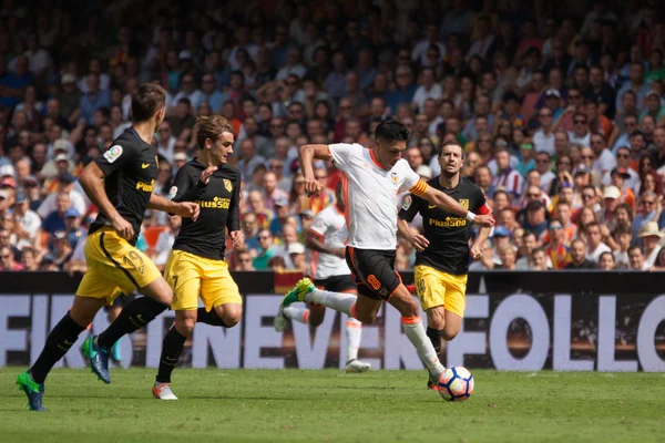 Valencia CF vs Atlético de Madrid — Fotografia de Stock