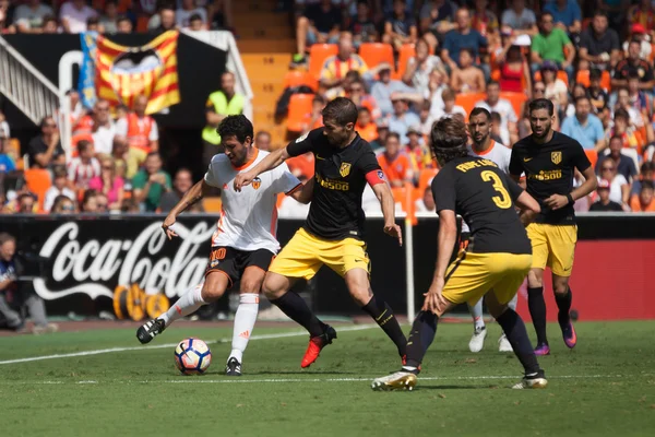 Valencia CF vs Atletico de Madrid — Φωτογραφία Αρχείου