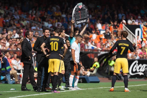 Valencia CF vs Atletico de Madrid — Foto Stock