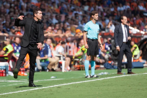 Valencia CF vs Atletico de Madrid — Φωτογραφία Αρχείου